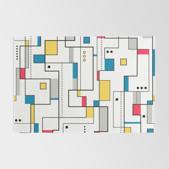 New Mondrian Design Rug Gallery Image 2