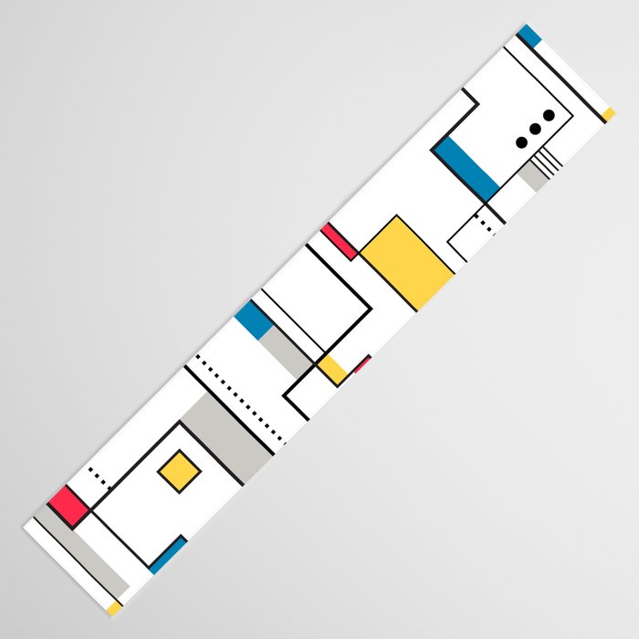 New Mondrian Design Table Runner Gallery Image 3