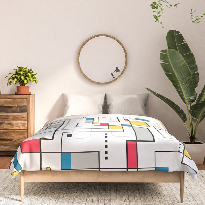 New Mondrian Design Comforter Gallery Image 3
