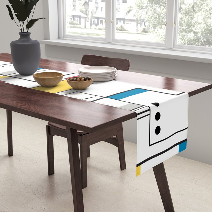 New Mondrian Design Table Runner Gallery Image 2