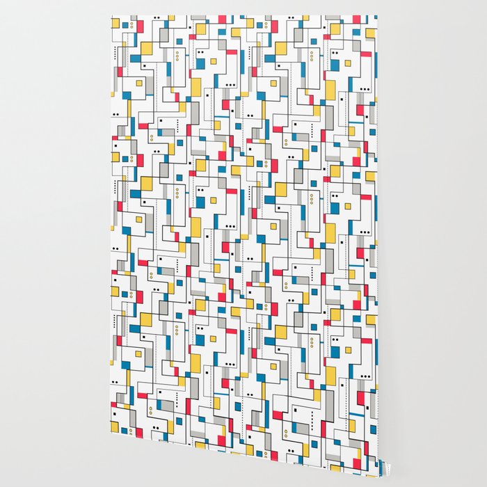 New Mondrian Design Wallpaper Gallery Image 2