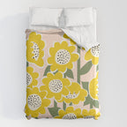 Sunny Flowers #2 Duvet Cover Gallery Image 6
