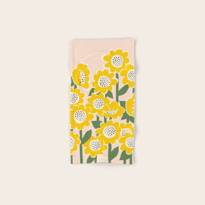 Sunny Flowers #2 Bath Towel Gallery Image 1