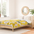 Sunny Flowers #2 Duvet Cover Gallery Image 2