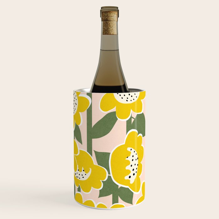 Sunny Flowers #2 Wine Chiller Gallery Image 3