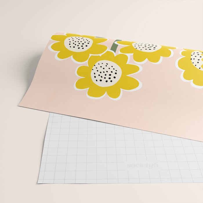 Sunny Flowers #2 Wrapping Paper Gallery Image 2