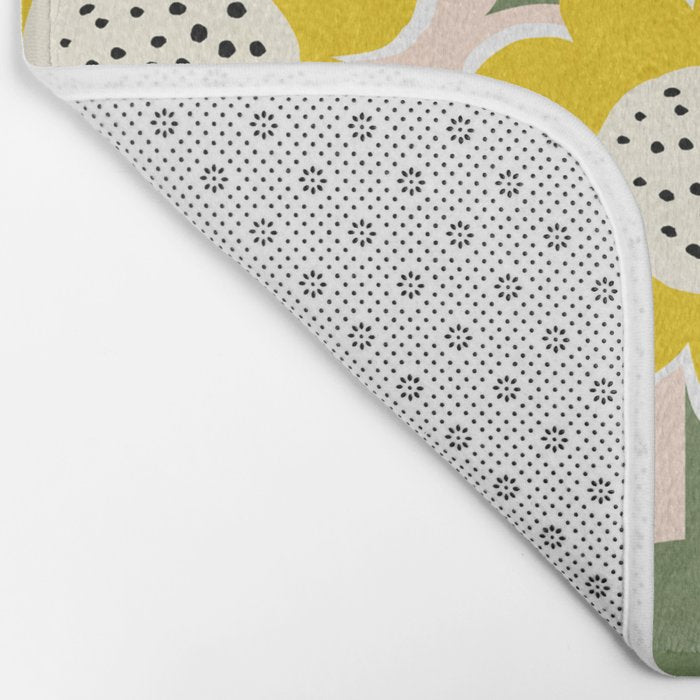 Sunny Flowers #2 Bath Mat Gallery Image 2