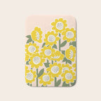 Sunny Flowers #2 Bath Mat Gallery Image 1