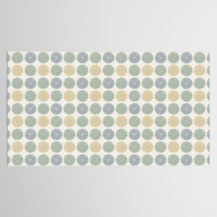 Retro Summer Daisies II Tablecloth Gallery Image 2