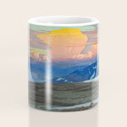 Japan Alps Vintage Beautiful Japanese Woodblock Print Hiroshi Yoshida Landscape Coffee Mug Gallery Image 4