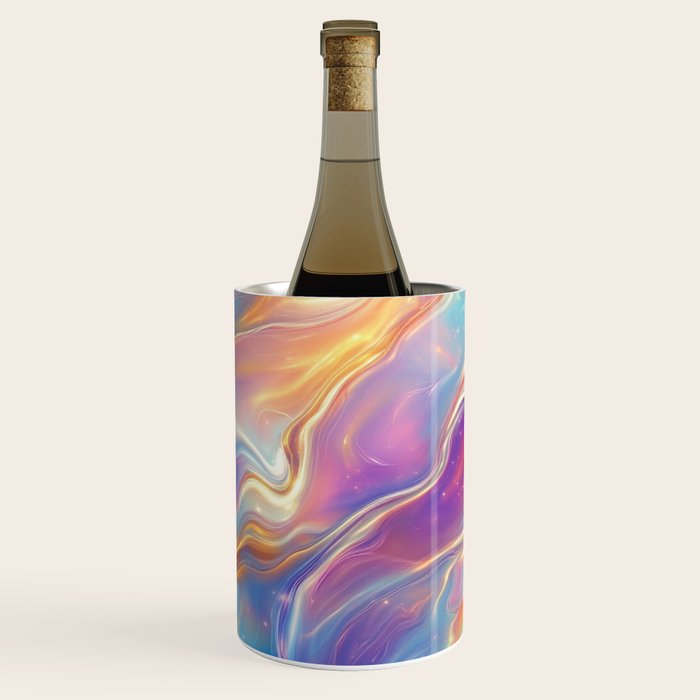 Colorful Opal Texture Seamless Pattern Wine Chiller Gallery Image 3