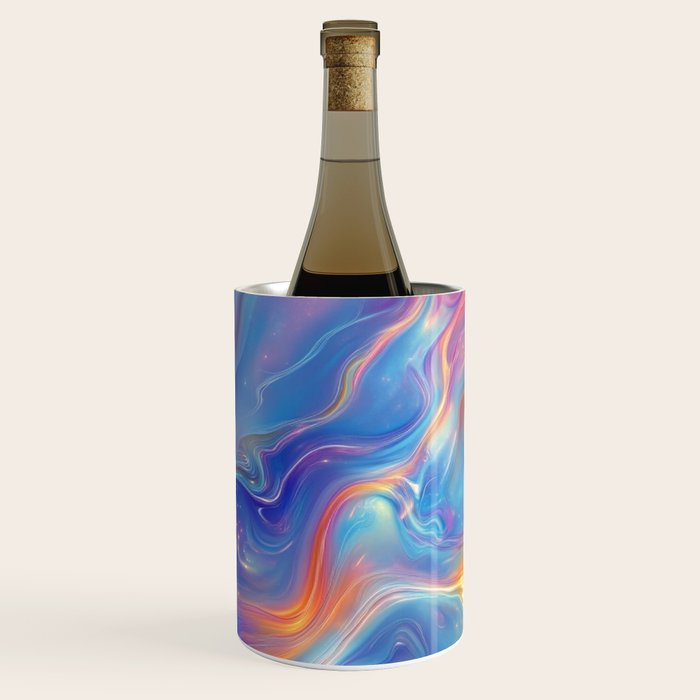 Colorful Opal Texture Seamless Pattern Wine Chiller Gallery Image 2