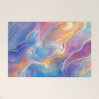 Colorful Opal Texture Seamless Pattern Welcome Mat Gallery Image 1