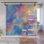 Colorful Opal Texture Seamless Pattern Wall Mural Gallery Image 1