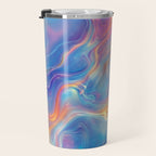 Colorful Opal Texture Seamless Pattern Travel Mug Gallery Image 3