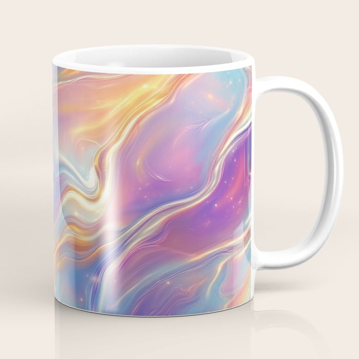 Colorful Opal Texture Seamless Pattern Coffee Mug Gallery Image 1
