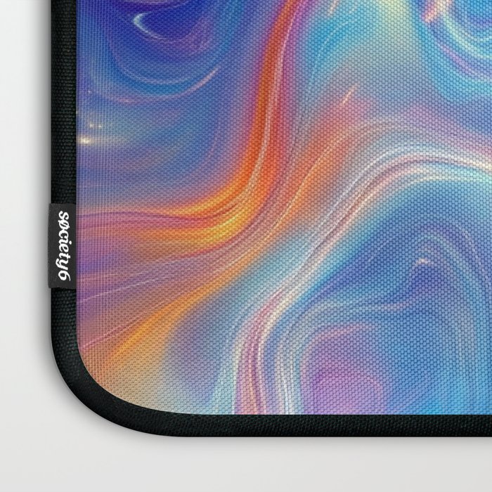 Colorful Opal Texture Seamless Pattern Laptop Sleeve Gallery Image 3