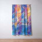 Colorful Opal Texture Seamless Pattern Window Curtain Gallery Image 3