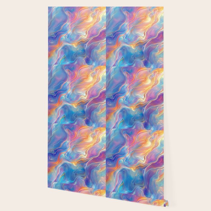 Colorful Opal Texture Seamless Pattern Wallpaper Gallery Image 2