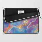 Colorful Opal Texture Seamless Pattern Laptop Sleeve Gallery Image 2