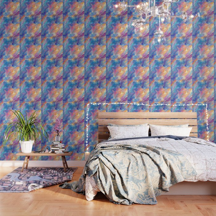 Colorful Opal Texture Seamless Pattern Wallpaper Gallery Image 3