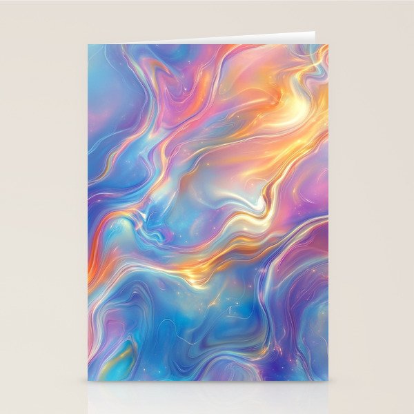 Colorful Opal Texture Seamless Pattern Stationery Card Gallery Image 2