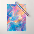 Colorful Opal Texture Seamless Pattern Wrapping Paper Gallery Image 1