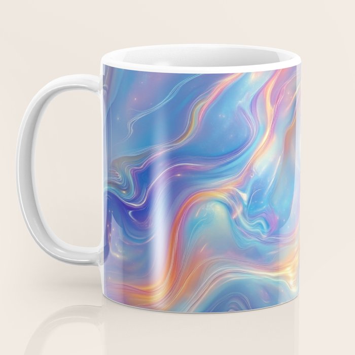 Colorful Opal Texture Seamless Pattern Coffee Mug Gallery Image 3