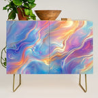 Colorful Opal Texture Seamless Pattern Credenza Gallery Image 1