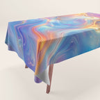 Colorful Opal Texture Seamless Pattern Tablecloth Gallery Image 1