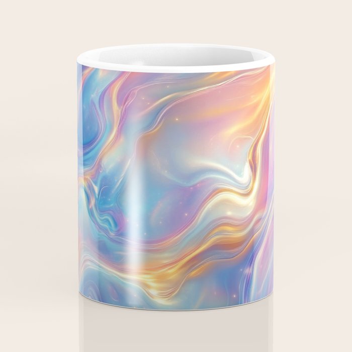 Colorful Opal Texture Seamless Pattern Coffee Mug Gallery Image 4