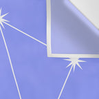 Libra Zodiac Star Constellation Line Art Pastel Purple Wall Tapestry Gallery Image 3