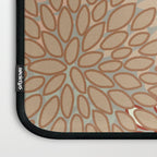 Festive, Floral Prints, Green, Terracotta, Red, Coloured Prints Laptop Sleeve Gallery Image 3