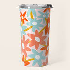 Sunny vase with Super Bloom Daisies Travel Mug Gallery Image 2