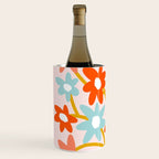Sunny vase with Super Bloom Daisies Wine Chiller Gallery Image 2
