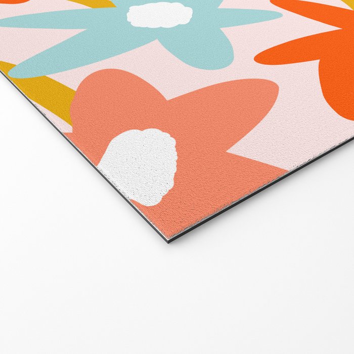 Sunny vase with Super Bloom Daisies Welcome Mat Gallery Image 2