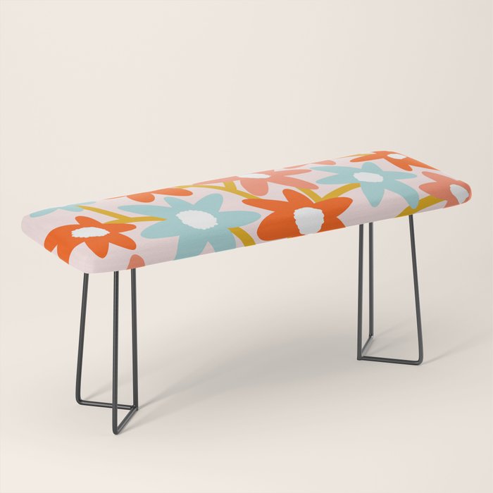 Sunny vase with Super Bloom Daisies Bench Gallery Image 1