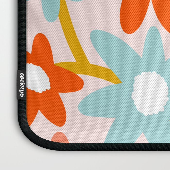 Sunny vase with Super Bloom Daisies Laptop Sleeve Gallery Image 3