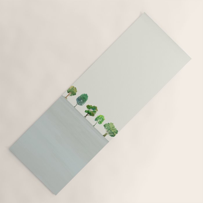 A Row Of Trees Yoga Mat Gallery Image 1