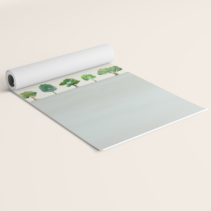 A Row Of Trees Yoga Mat Gallery Image 2