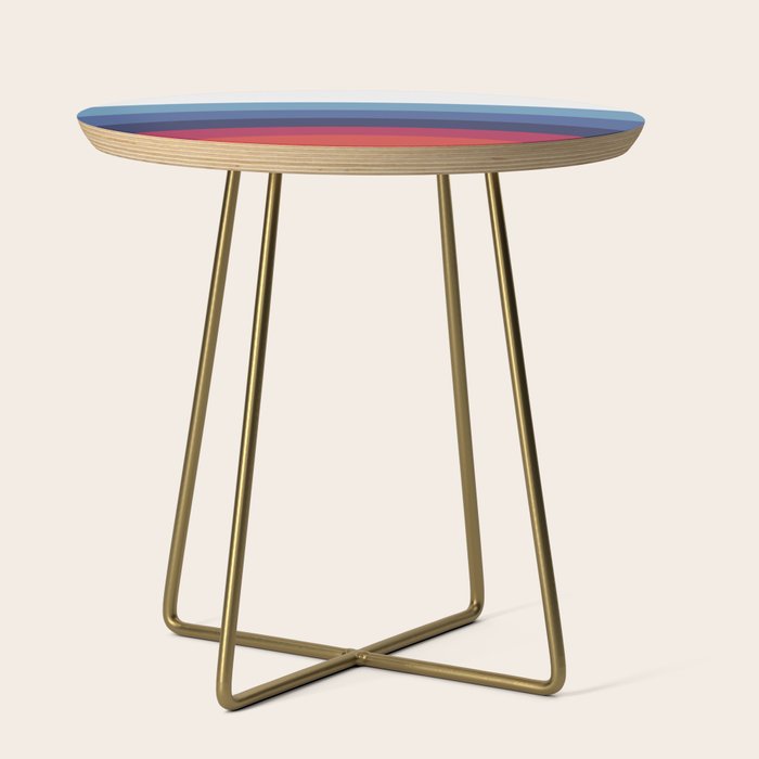 Retro Sunset Wave Vibes Side Table Gallery Image 1