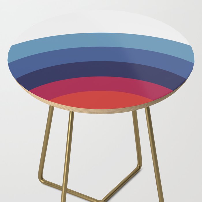 Retro Sunset Wave Vibes Side Table Gallery Image 2