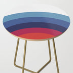 Retro Sunset Wave Vibes Side Table Gallery Image 2