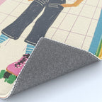 Happy rollerskates Rug Gallery Image 4