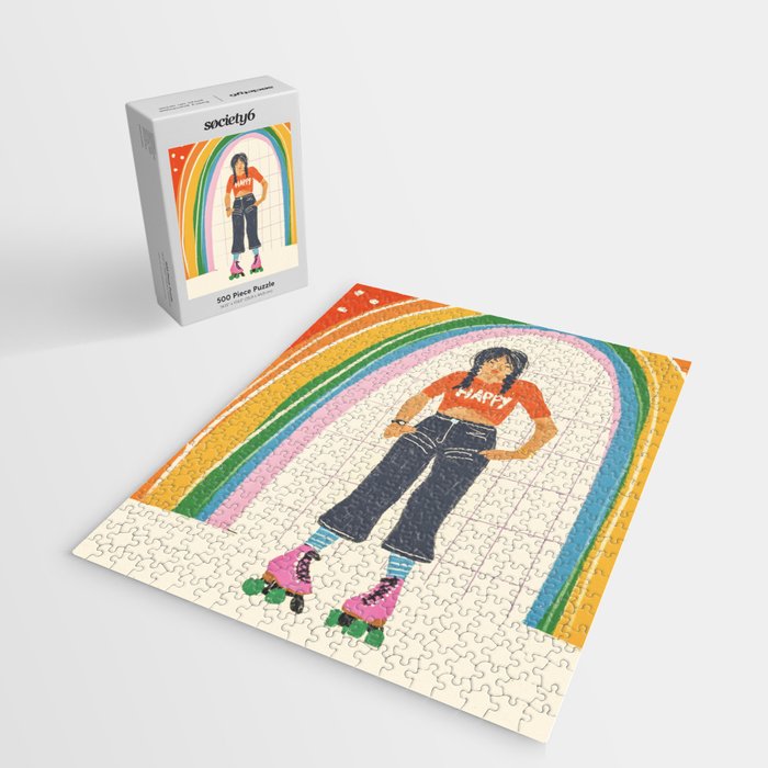 Happy rollerskates Jigsaw Puzzle Gallery Image 2