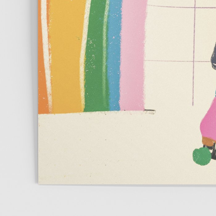 Happy rollerskates Poster Gallery Image 3