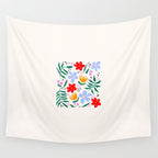 Abstract Florals Wall Tapestry Gallery Image 4