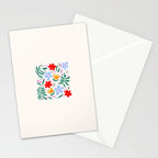 Abstract Florals Stationery Card Gallery Image 2