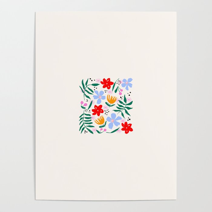 Abstract Florals Poster Gallery Image 1