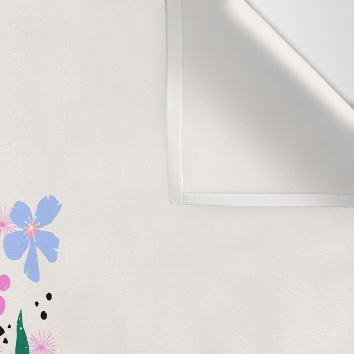 Abstract Florals Wall Tapestry Gallery Image 3